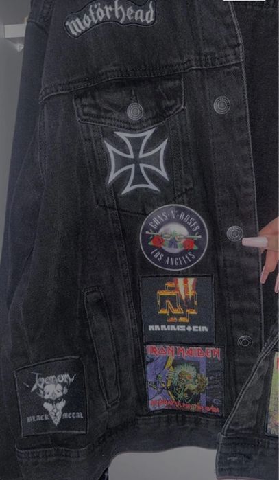 Geacă personalizată cu trupe metal