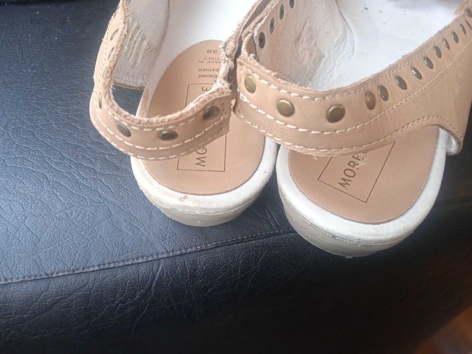 Италиански сандали от естествена кожа More & More, 39 номер