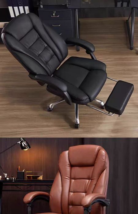 Кресло офисное кожаное