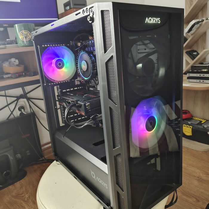 PC calculator gaming gen 14 i3 14100f AMD Rx 6500xt 8gb ram Aqirys