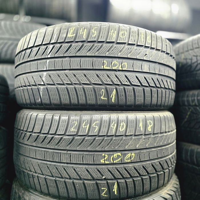 2x 245/40/18 M+S CONTINENTAL 2021 Stare excelentă