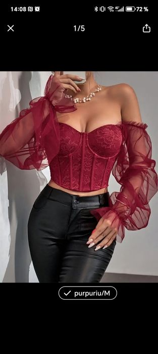 Bluza corset mărimea M