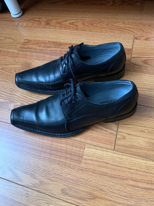 Pantofi negri piele naturala nr 42 Borelli