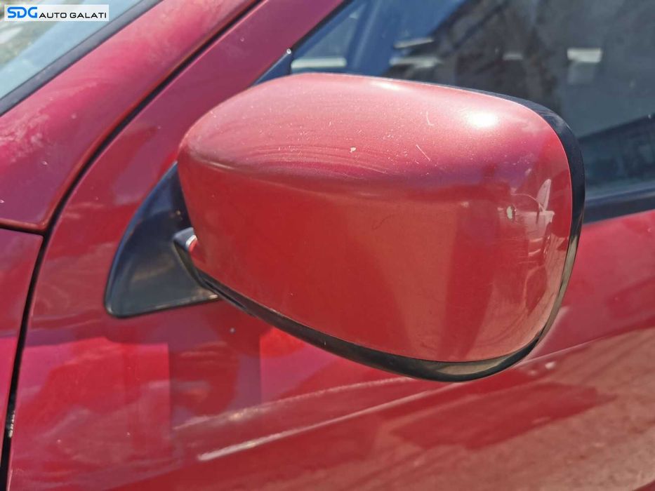 Oglinda Stanga Electrica FARA Pliere Electrica Mitsubishi Outlander 2003 - 2008 Culoare Rio Red Metallic R20 R20B [0599]
