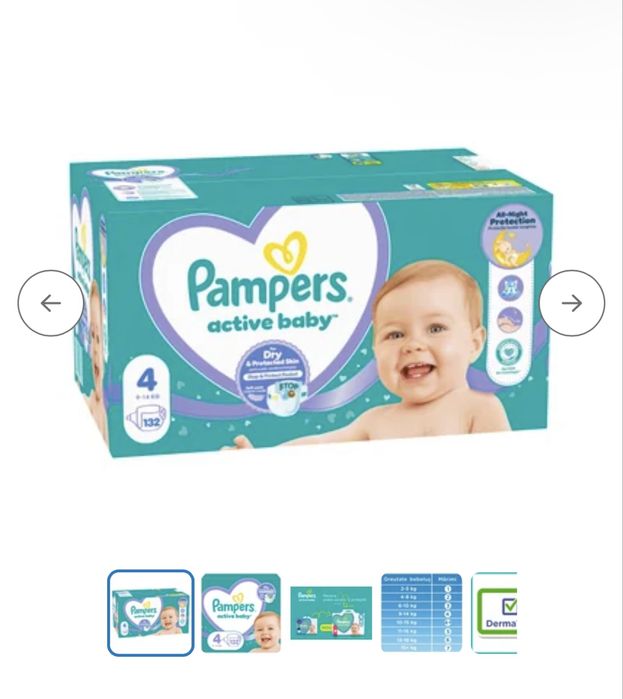 Scutece pampers  marimea 5