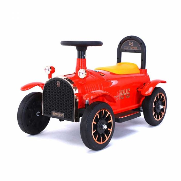 Masinuta electrica de epoca copii Nichiduta Modern Classic 12V cuVagon