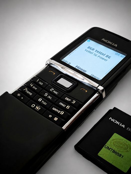 телефон Nokia 8800 Sirocco Black оригинален , Нокиа 8800 Сироко черен