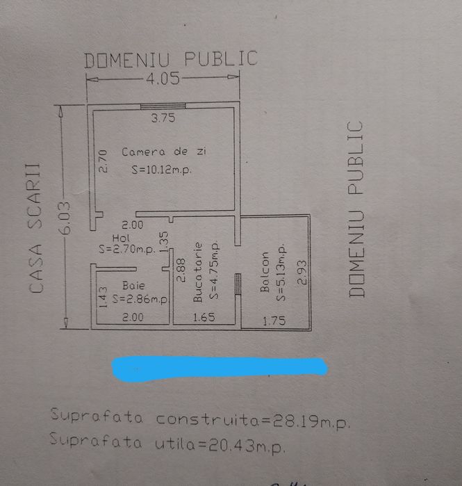 Vand garsonieră zona Crâng vis a vis de Electrica et.2