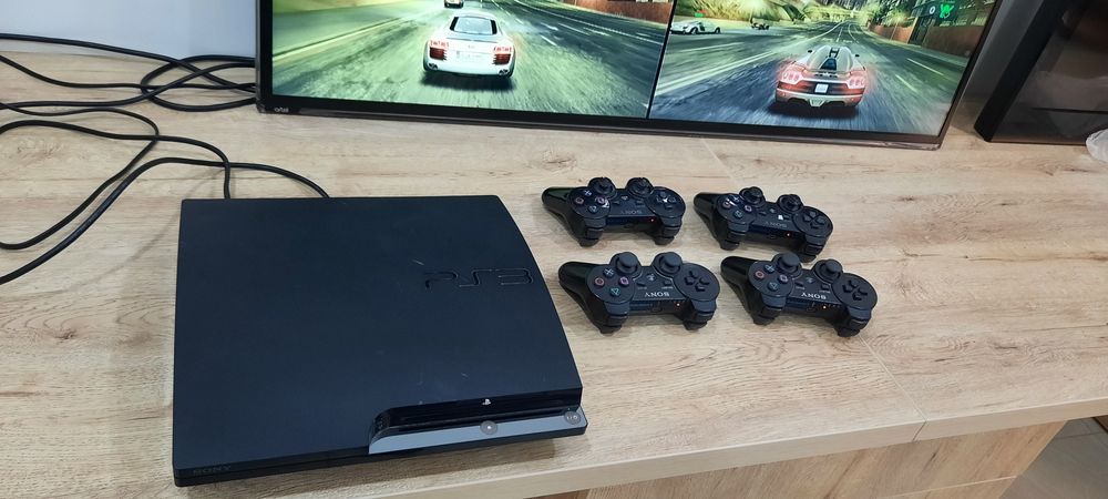 PlayStation 3 Slim 1TB (Джойстик 4та) (40 та уйинлари бор)