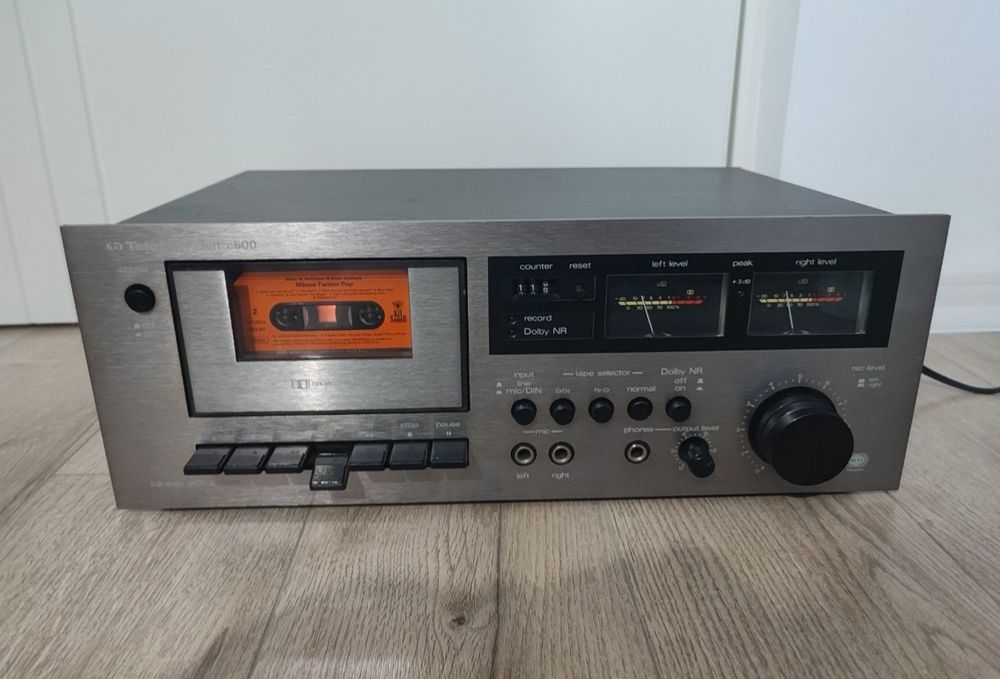Deck Teleton C500 stereo cassette