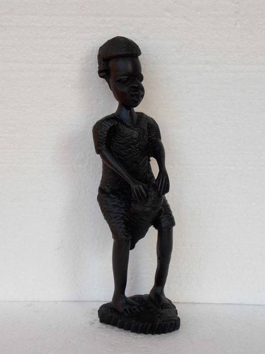 statueta abanos sculptura lemn arta tribala antichitati africa veche