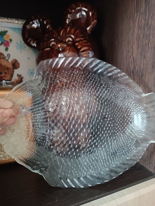Салатник рыба стекло