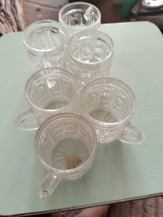 Стаканы стеклянные, б/у,