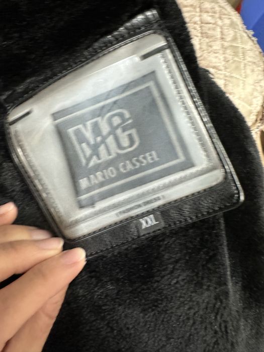 Мужская кожанная дубленка