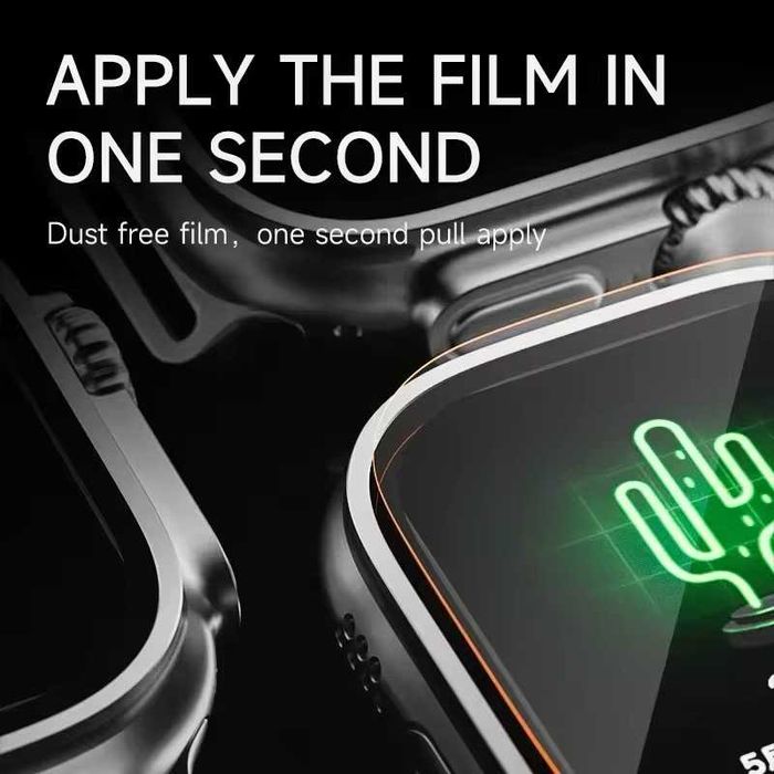 Стъклен протектор с лесно поставяне за Apple Watch Ultra 1 | 2 | 3