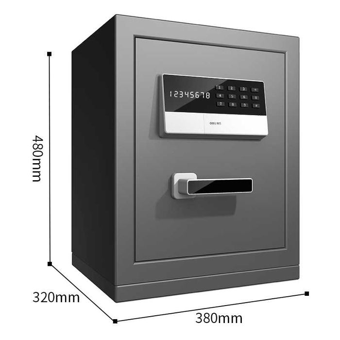 Seyf deli 3653A Сейф 480x380x320 Deli 31кг Скидки !!! Акция !!!