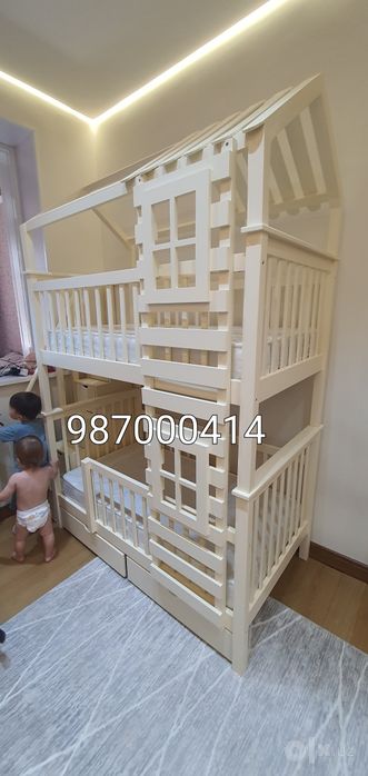 Bolajonlar uchun xar xil turdagi krovatlar