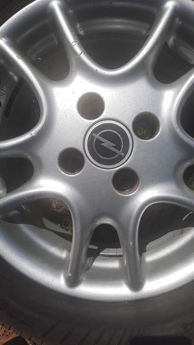 De Vanzare 4 jante aliaj opel originale r14 cu cauciucuri