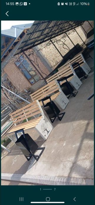 Скамейки уроно бесетки