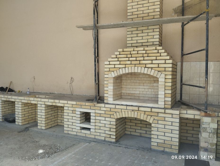 Летняя  кухня камины казаны очаги