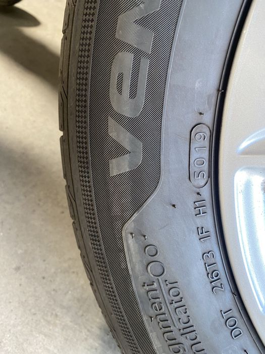 Jante aliaj AUDI R16 5x112 cu anvelope vara 215 65 16