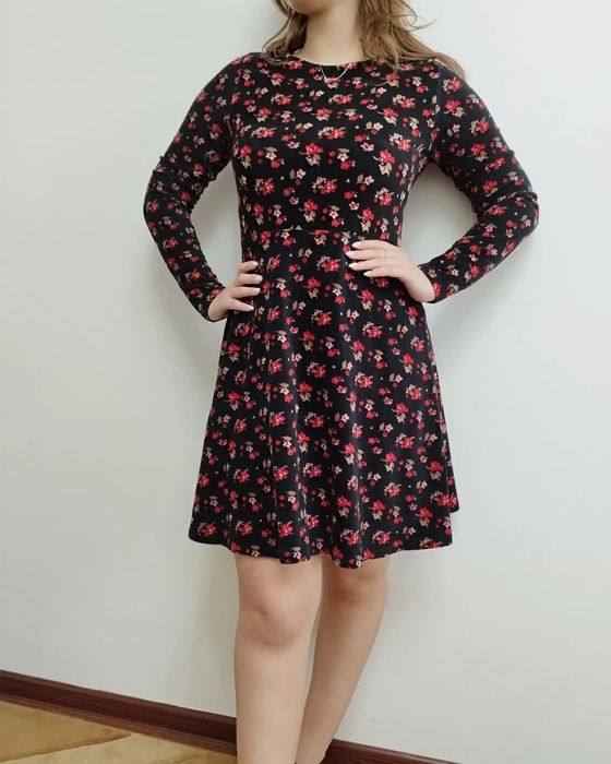 Платье велюровое