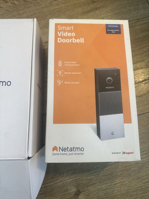 Смарт видео домофон  и звънец netatmo hd 1080p
