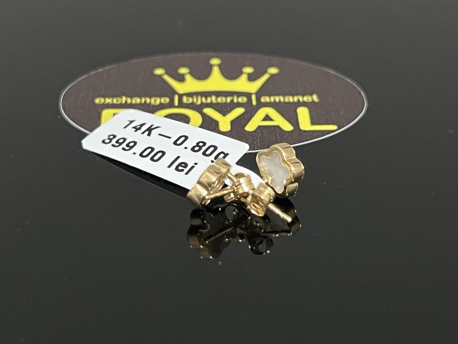 Bijuteria Royal : Cercei copil aur 14K 0,80 grame