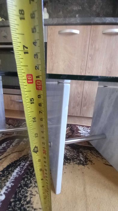 Холна маса мрамор/ стъклен плот