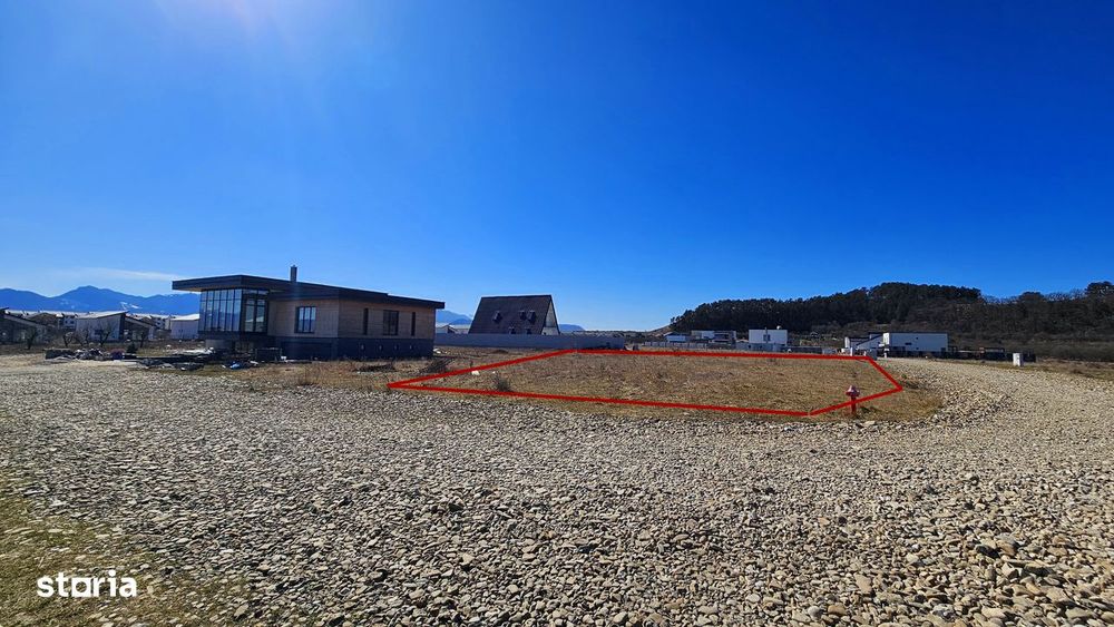 Sanpetru-Deosebit 760 mp – zona Dealul Lempeș, utilități, proiect casa