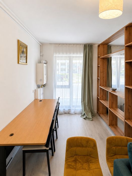 Proprietar-zero comision Studio modern 37 mp, Ivory Residence Pipera, complet mobilat și utilat, 500 €/lună