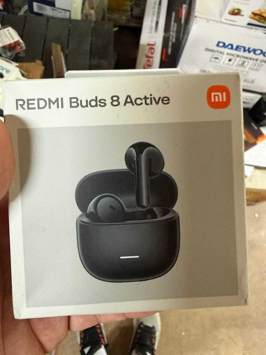 Casti In-Ear Redmi Buds 8 Active, True Wireless, Bluetooth, Hybrid ANC, Black