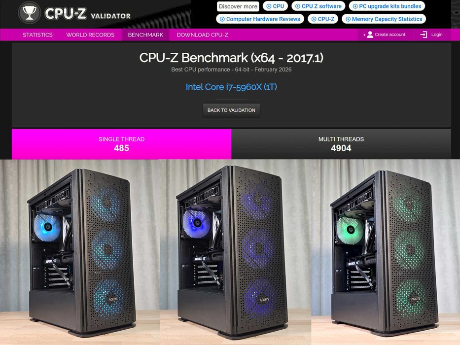 PC Gaming /PC AI Workstation X99  i7-5960X RTX 3060 12GB  32GB DDR4