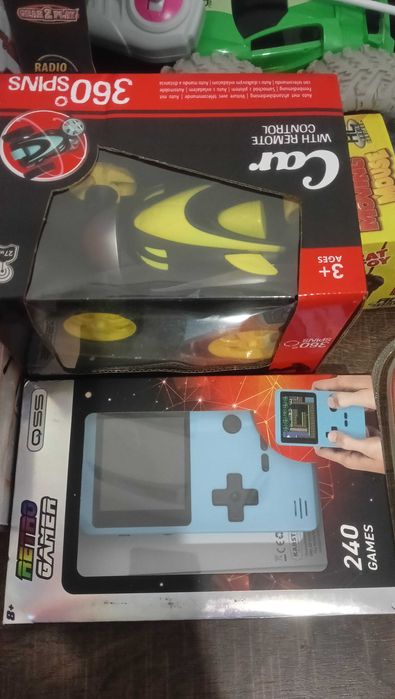 9бр детски бебешки играчки робот лодка кола бъги дистанционно влак