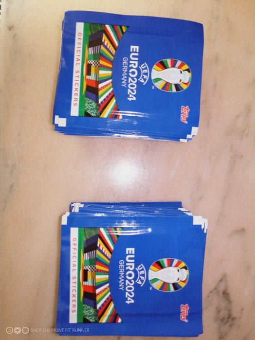 100 plicuri Euro 2024 Topps