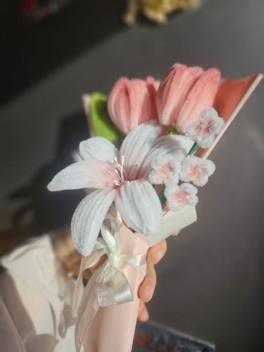 Buchet de flori handmade