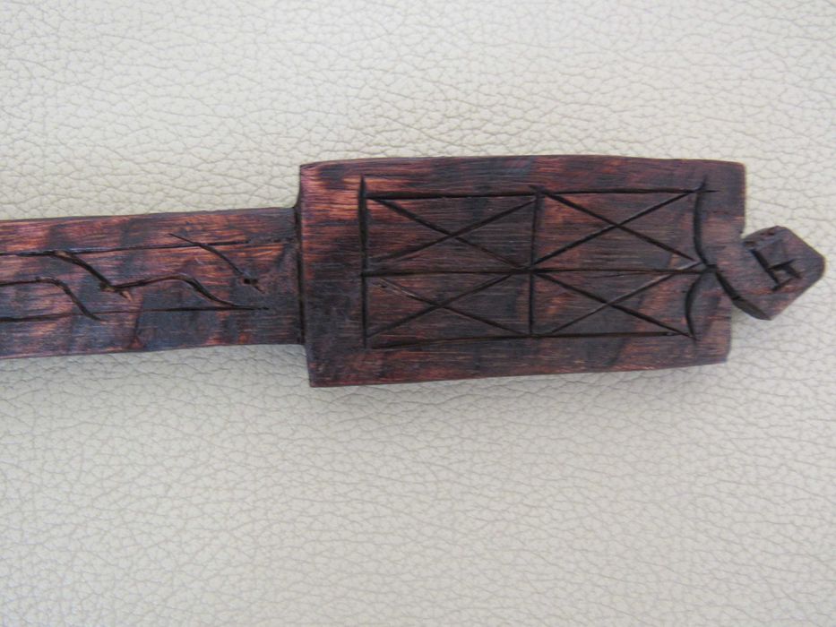 Дървен християнски кръст от Етиопия