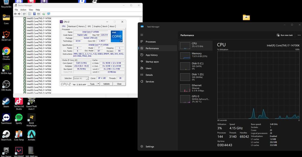 I7 14700K b760 Pro RS