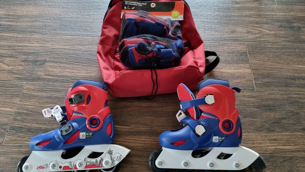 Vand role/patine copii reglabile oxelo 28-30 (28, 29, 30)