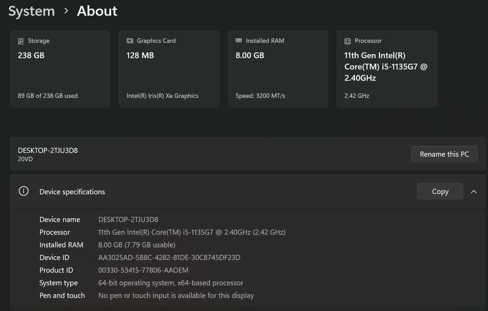 Бизнес лаптоп Lenovo ThinkBook 14 G2