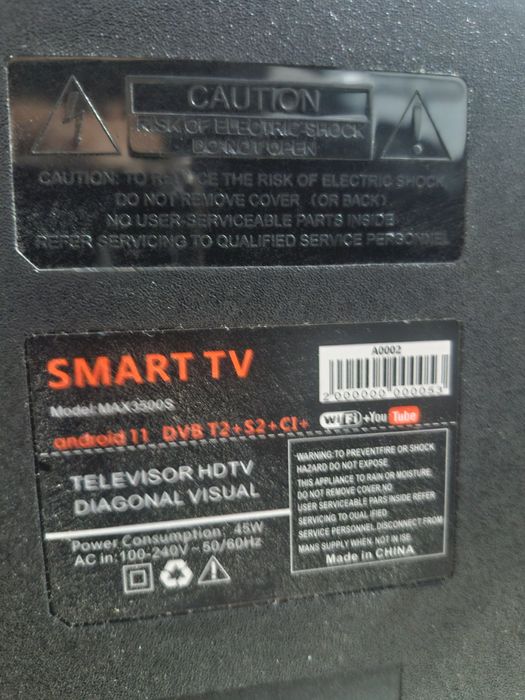 Продается телевизор на запчасти .