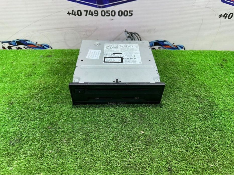 Sistem audio mib _ std radio cd multimedia bluetooth skoda octavia 3 cod: 5e0035874a