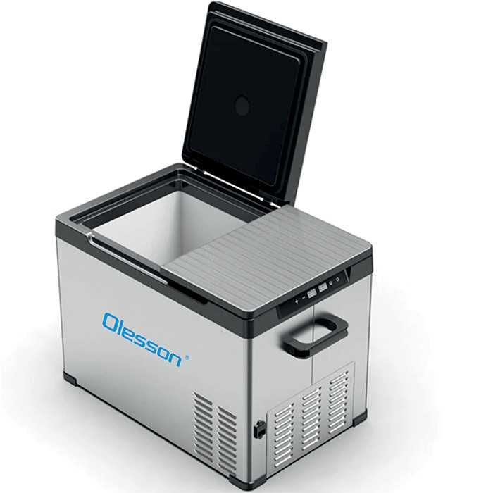Портативен хладилник с фризер Olesson 38L – 12V / 24V / 220V кола, тир