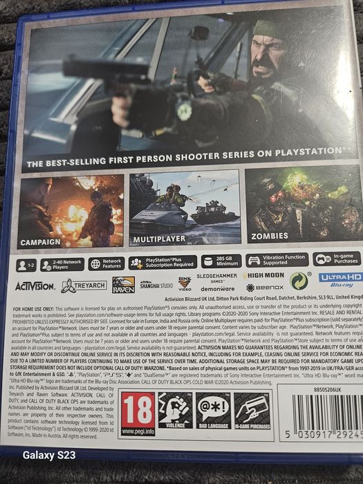 Продавам Call of duty за PlayStation 5