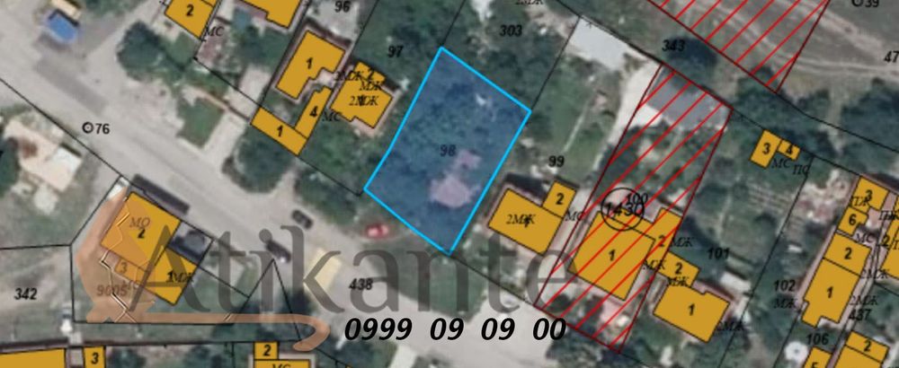 Парцел в София-Абдовица площ 466 цена 225000