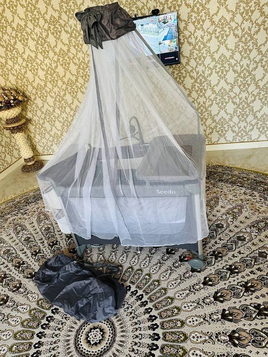 Детская кровать, лулка и манеж. 3 в одном