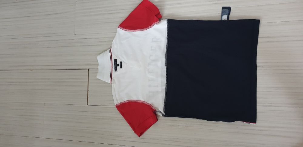 Tommy Hilfiger Colorblock Pique / XS НОВО! ОРИГИНАЛ! Мъжка Тениска!