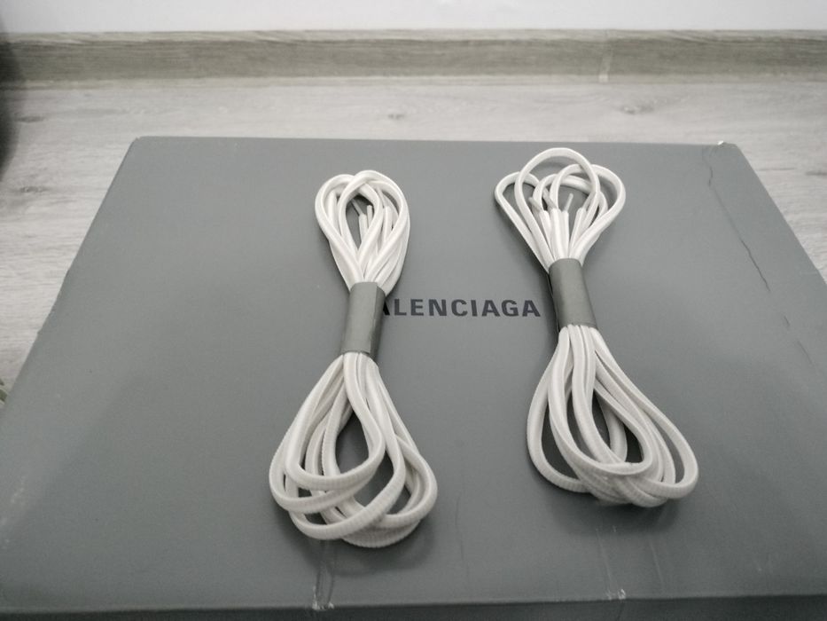 balenciaga track full white