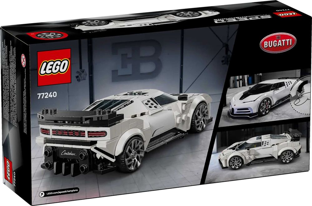 НОВО LEGO Speed Champions 77240 - Хиперспортна кола Bugatti Centodieci