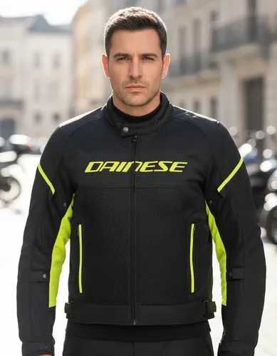Лятно мото яке Dainese Air Frame D1 Tex Black/Fluo 52 M-L NEW